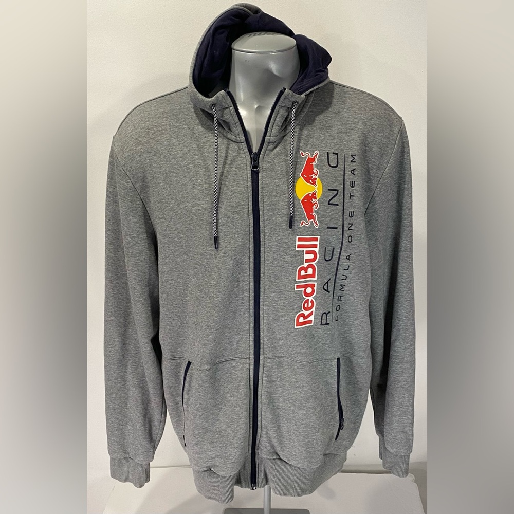 Puma XL Red Bull Hoodie Full Zip Sweatshirt Men